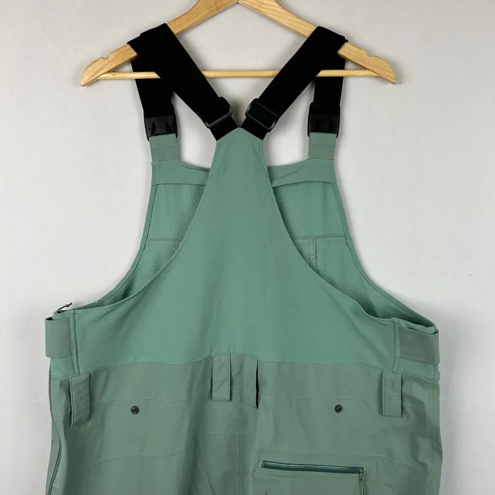 Flylow Smythe Bib Overall Backcountry Ski Pants Mint Green 1440 Men's Size XXL